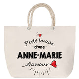 Sac Fête des Mères Mamie Famille Idée Cadeau anniversaire Noël Travail Boulot Métier Départ Retraite Collègue Femme cabas shopping plage