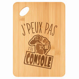 Planche bambou gravée personnalisée femme homme idée cadeau Fête des Mères Fête des Pères apéro papa maman prénom cuisine plateau fromage