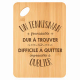 Planche bambou gravée personnalisée homme idée cadeau Fête des Pères apéro 30×20 prénom cuisine plateau fromage anniversaire noel papa papi 