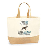 Sac Jute Fête des Mères Fêtes des Pères Mamie Papi Famille Idée Cadeau anniversaire Noël Travail Boulot Métier Départ Retraite Collègue Femme Homme