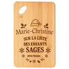 Planche à découper cadeau Noël famille amis papa maman mamie papi, idée cadeau apéro et cuisine, Secret Santa