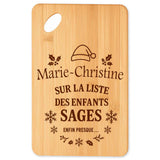 Planche à découper cadeau Noël famille amis papa maman mamie papi, idée cadeau apéro et cuisine, Secret Santa
