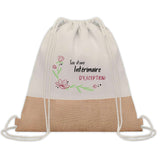 Sac Fête des Mères Mamie Maman Cadeau anniversaire Noël Travail Métier Départ Retraite Collègue Femme cabas shopping plage