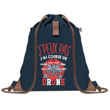 sac a dos bleu coton recycle avec pochette idee cadeau originale pour collegue ami prof ou membre de la famille cadeau mixte noel anniversaire secret santa ou depart au travail sac leger pratique et ecologique design breton moderne