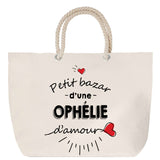Sac Fête des Mères Mamie Famille Idée Cadeau anniversaire Noël Travail Boulot Métier Départ Retraite Collègue Femme cabas shopping plage