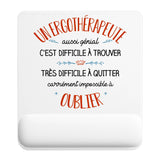 Tapis de souris ergonomique avec repose-poignet, accessoire bureau pour femme et homme, fête des pères, cadeau pas cher, idée cadeau fête des mères, secret santa, départ à la retraite, télétravail et gaming