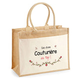 Sac Fête des Mères Mamie MAman Soeur Femme Famille Idée Cadeau anniversaire Noël Travail Boulot Métier Départ Retraite Collègue Femme cabas shopping plage