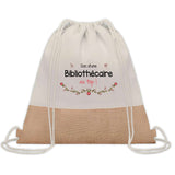 Sac Fête des Mères Mamie Maman Cadeau anniversaire Noël Travail Métier Départ Retraite Collègue Femme cabas shopping plage