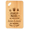 Planche à découper cadeau Noël famille amis papa maman mamie papi, idée cadeau apéro et cuisine, Secret Santa