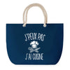 Sac de plage Bleu anse corde J'peux Pas Cuisine