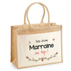 Sac Fête des Mères Mamie MAman Soeur Femme Famille Idée Cadeau anniversaire Noël Travail Boulot Métier Départ Retraite Collègue Femme cabas shopping plage