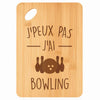 Planche bambou gravée personnalisée femme homme idée cadeau Fête des Mères Fête des Pères apéro papa maman prénom cuisine plateau fromage