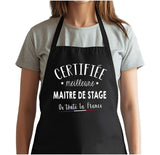 Cadeau Cuisinier cuisinière mère maman papa père mamie papi Vêtement Blouse de protection Barbecue Jardinage Tablier de Travail Tâches ménagères 