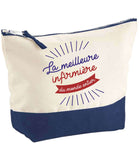 Pochette Trousse Fête des Mères Fêtes des Pères Mamie Papi Famille Idée Cadeau anniversaire Noël Travail Boulot Métier Départ Retraite Collègue Femme Homme