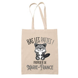 Sac tote bag réutilisable coton shopping Fête des Mères Mamie Famille Idée Cadeau anniversaire Noël Travail Boulot Métier Départ Retraite Collègue Femme