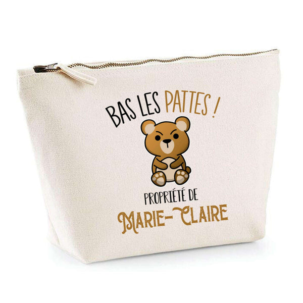 Trousse pochette de rangement maquillage Fête des Mères Mamie Famille Idée Cadeau anniversaire Noël Travail Boulot Métier Départ Retraite Collègue Femme