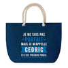 Sac de plage Bleu anse corde Cedric Parfait