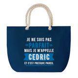 Sac de plage Bleu anse corde Cedric Parfait