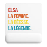 Tapis de souris ergonomique avec repose-poignet, accessoire bureau pour femme et homme, fête des pères, cadeau pas cher, idée cadeau fête des mères, secret santa, départ à la retraite, télétravail et gaming
