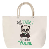 Sac Fête des Mères Mamie Famille Idée Cadeau anniversaire Noël Travail Boulot Métier Départ Retraite Collègue Femme cabas shopping plage