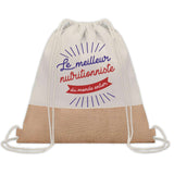 Sac Fête des Mères Mamie Maman Cadeau anniversaire Noël Travail Métier Départ Retraite Collègue Femme cabas shopping plage