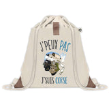 Sac à dos avec pochette J'peux pas Corse