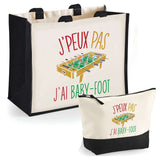 Cabas homme ou femme sac plage ou shopping tote bag pochette trousse Idée cadeau original pour anniversaire Noël travail départ retraite collègue famille fete des mères fetes des pères papa maman mamie papi