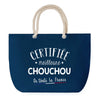 Sac de Plage Bleu avec Anse Corde Certifiée meilleure Chouchou