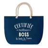 Sac de plage Bleu anse corde Certifiée meilleure Boss