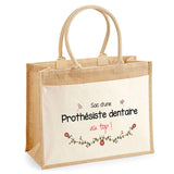 Sac Fête des Mères Mamie MAman Soeur Femme Famille Idée Cadeau anniversaire Noël Travail Boulot Métier Départ Retraite Collègue Femme cabas shopping plage