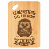 Planche bambou gravée personnalisée femme idée cadeau Fête des Mères apéro 30×20 prénom cuisine plateau fromage anniversaire noel maman mamie
