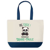 Sac de shopping bleu Marie-Paule Pas Touche Panda