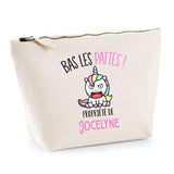 Trousse pochette de rangement maquillage Fête des Mères Mamie Famille Idée Cadeau anniversaire Noël Travail Boulot Métier Départ Retraite Collègue Femme