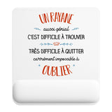 Tapis de souris ergonomique avec repose-poignet, accessoire bureau pour femme et homme, fête des pères, cadeau pas cher, idée cadeau fête des mères, secret santa, départ à la retraite, télétravail et gaming