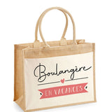 Sac Fête des Mères Mamie MAman Soeur Femme Famille Idée Cadeau anniversaire Noël Travail Boulot Métier Départ Retraite Collègue Femme cabas shopping plage