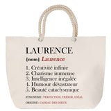 Sac Fête des Mères Mamie Famille Idée Cadeau anniversaire Noël Travail Boulot Métier Départ Retraite Collègue Femme cabas shopping plage