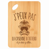 Planche bambou gravée personnalisée femme homme idée cadeau Fête des Mères Fête des Pères apéro papa maman prénom cuisine plateau fromage