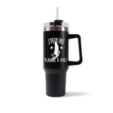 Mug isotherme Noir Planche à Voile J'peux pas