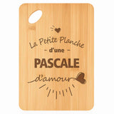 Planche bambou gravée personnalisée femme idée cadeau Fête des Mères apéro 30×20 prénom cuisine plateau fromage anniversaire noel maman mamie