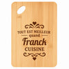 Planche bambou gravée personnalisée homme idée cadeau Fête des Pères apéro 30×20 prénom cuisine plateau fromage anniversaire noel papa papi 