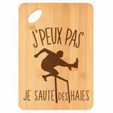 Planche bambou gravée personnalisée femme homme idée cadeau Fête des Mères Fête des Pères apéro papa maman prénom cuisine plateau fromage