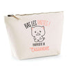 Trousse pochette de rangement maquillage Fête des Mères Mamie Famille Idée Cadeau anniversaire Noël Travail Boulot Métier Départ Retraite Collègue Femme