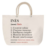 Sac Fête des Mères Mamie Famille Idée Cadeau anniversaire Noël Travail Boulot Métier Départ Retraite Collègue Femme cabas shopping plage