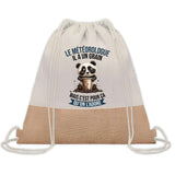 Sac Fête des Pères Papi Papa Cadeau anniversaire Noël Travail Boulot Métier Départ Retraite Collègue Homme cabas shopping plage