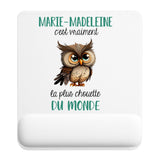 Tapis de souris ergonomique avec repose-poignet, accessoire bureau pour femme et homme, fête des pères, cadeau pas cher, idée cadeau fête des mères, secret santa, départ à la retraite, télétravail et gaming