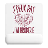 Tapis de souris ergonomique avec repose-poignet, accessoire bureau pour femme et homme, fête des pères, cadeau pas cher, idée cadeau fête des mères, secret santa, départ à la retraite, télétravail et gaming