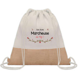 Sac Fête des Mères Mamie Maman Cadeau anniversaire Noël Travail Métier Départ Retraite Collègue Femme cabas shopping plage