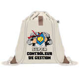 Sac à dos avec pochette Super Contrôleur de Gestion