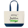 Sac de shopping bleu Meilleur Basketteur de tous les temps