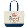 Sac Fête des Mères Mamie Famille Idée Cadeau anniversaire Noël Travail Boulot Métier Départ Retraite Collègue Femme cabas shopping plage
